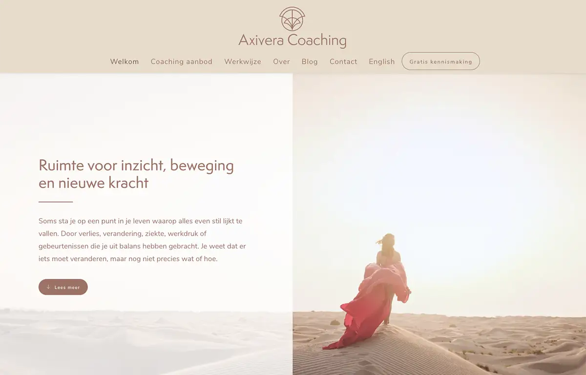 Website Axivera Coaching